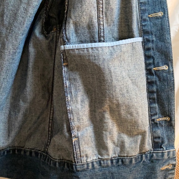 Structure jeans blue denim jacket men vintage L - Picture 5 of 12